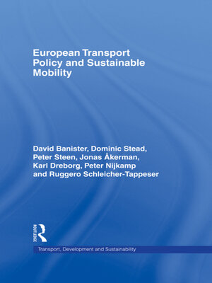 cover image of European Transport Policy and Sustainable Mobility